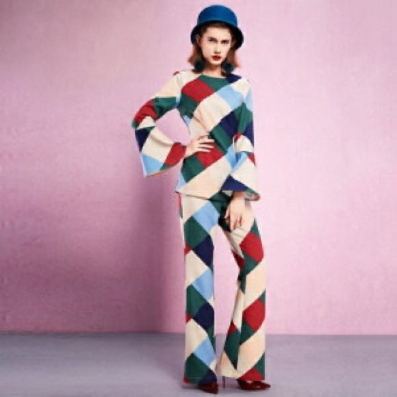 Colorful Geometric Women's Jumpsuit - Picture 2 of 7